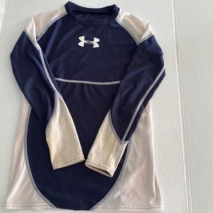 Under Armour Youth Large Baseball compression long sleeve crew neck shirt x 2
